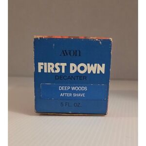 Vintage Avon Deep Woods After Shave Decanter 5 Fl Oz With Box Preowned